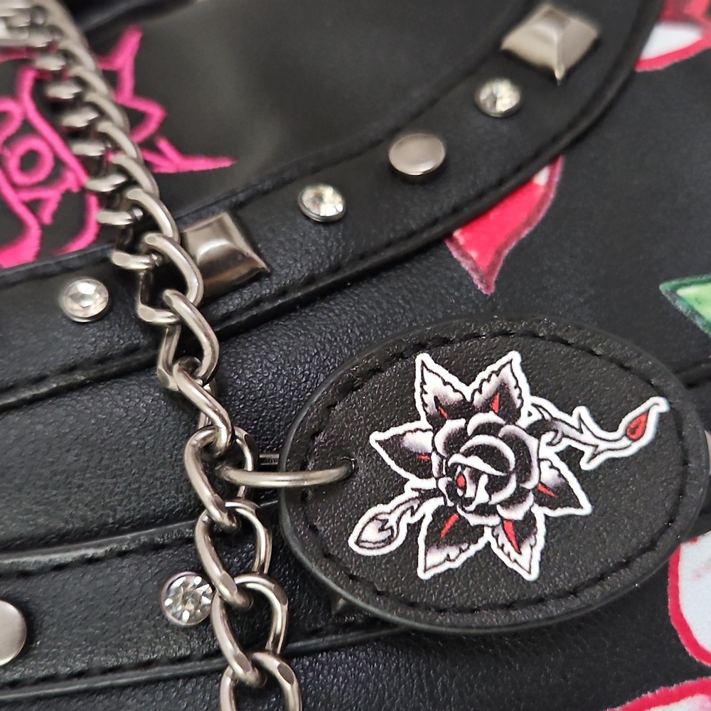 Ed Hardy NWT Charms Satchel - Picture 6 of 10